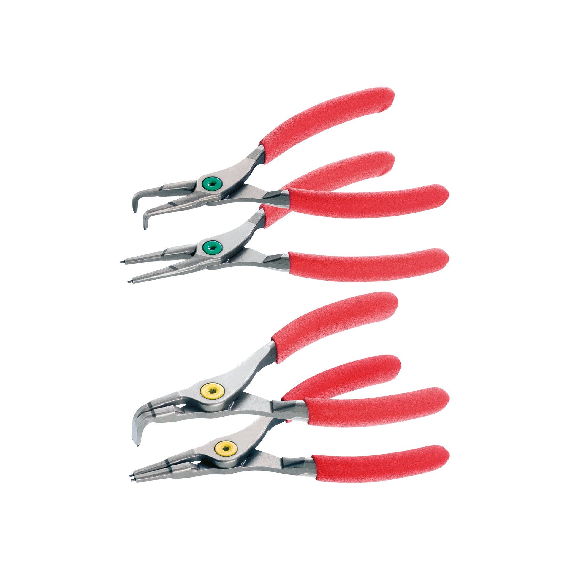 127 N/SE4S - Serie di 4 pinze per anelli elastici - Usag - U01270046 127 N/SE4S - Serie di 4 pinze per anelli elastici - Usag - U01270046